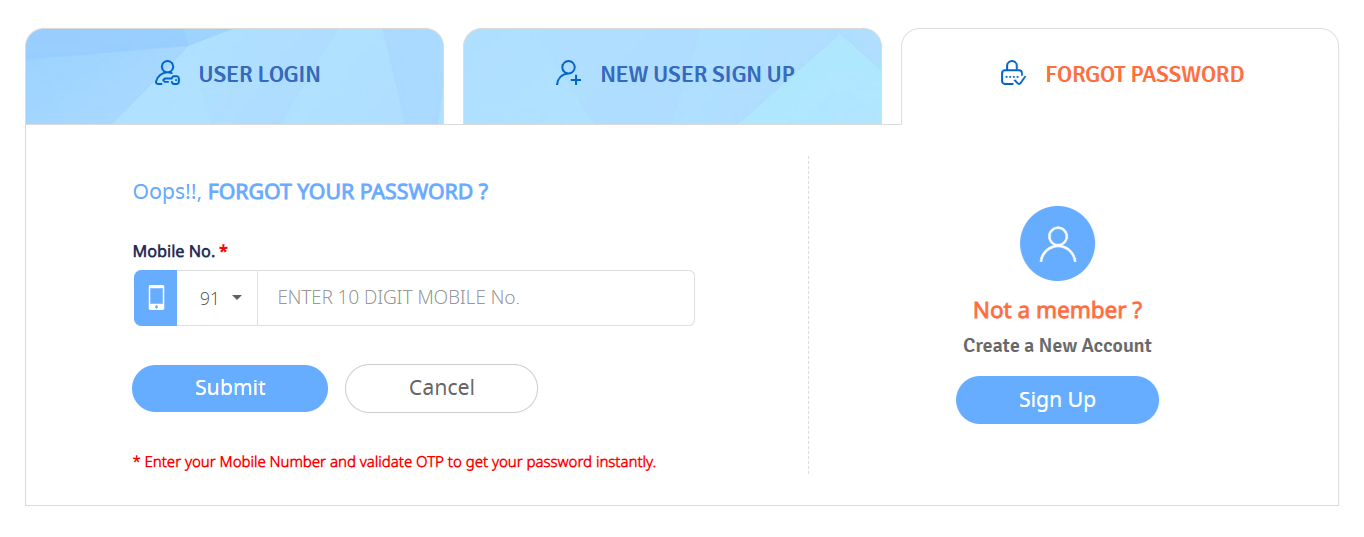 Forgot Password