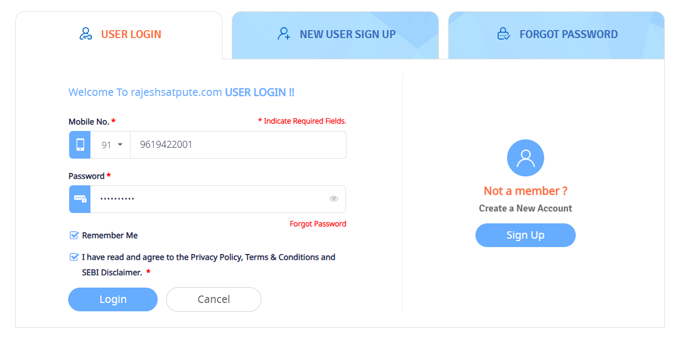 User Login